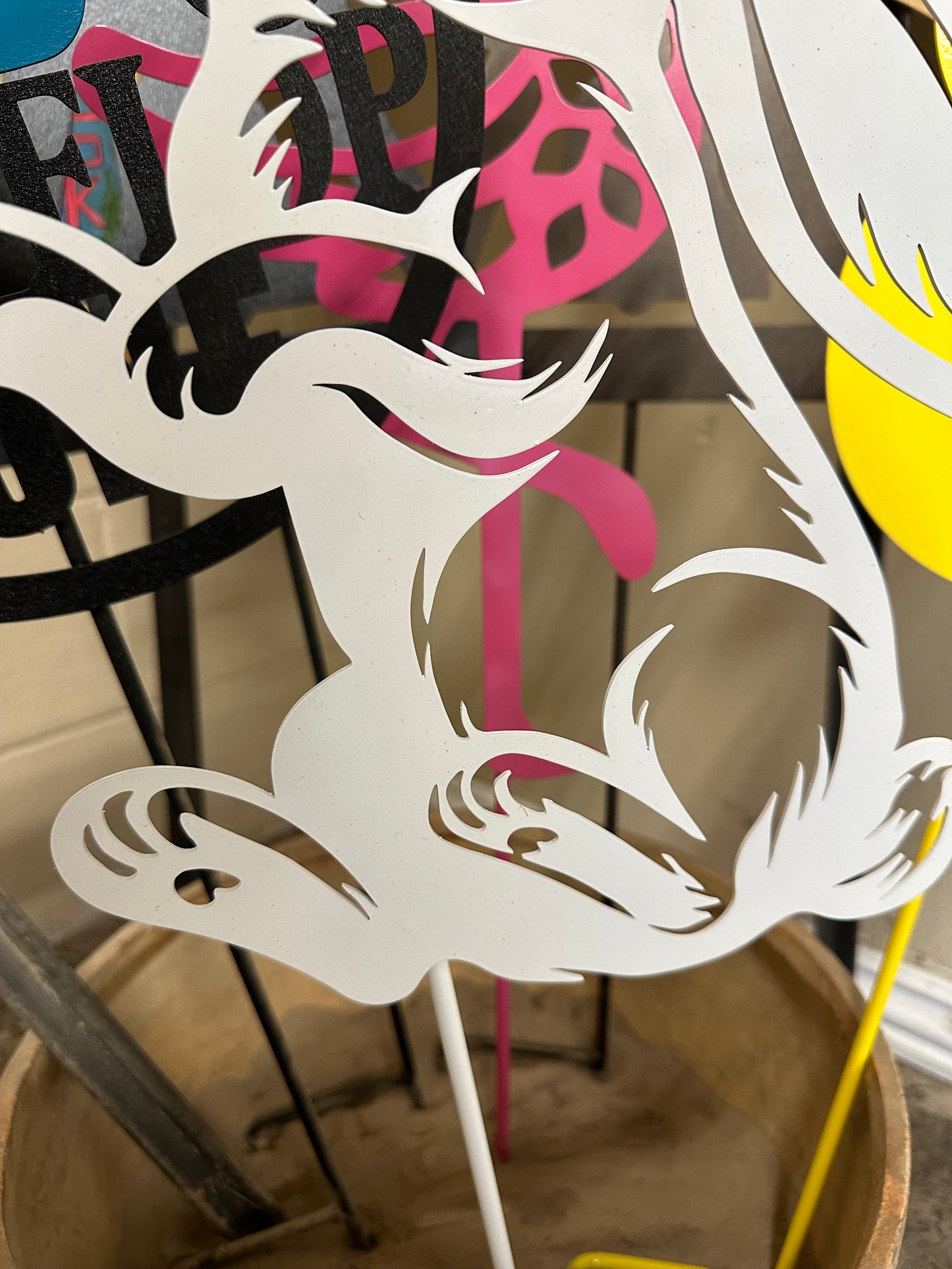 Spring Bunny Garden Stake