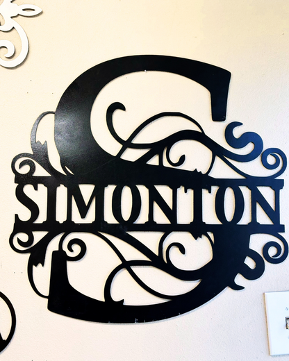 Split Letter Monogram