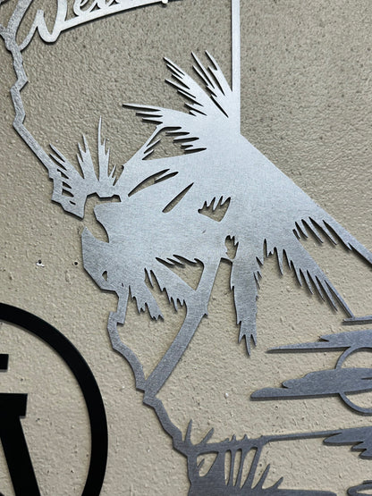 California Welcome Sign