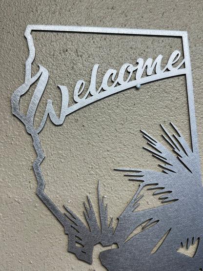 California Welcome Sign