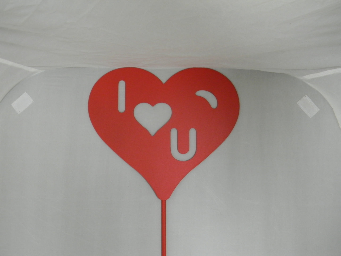 'I Heart U' Garden Stake