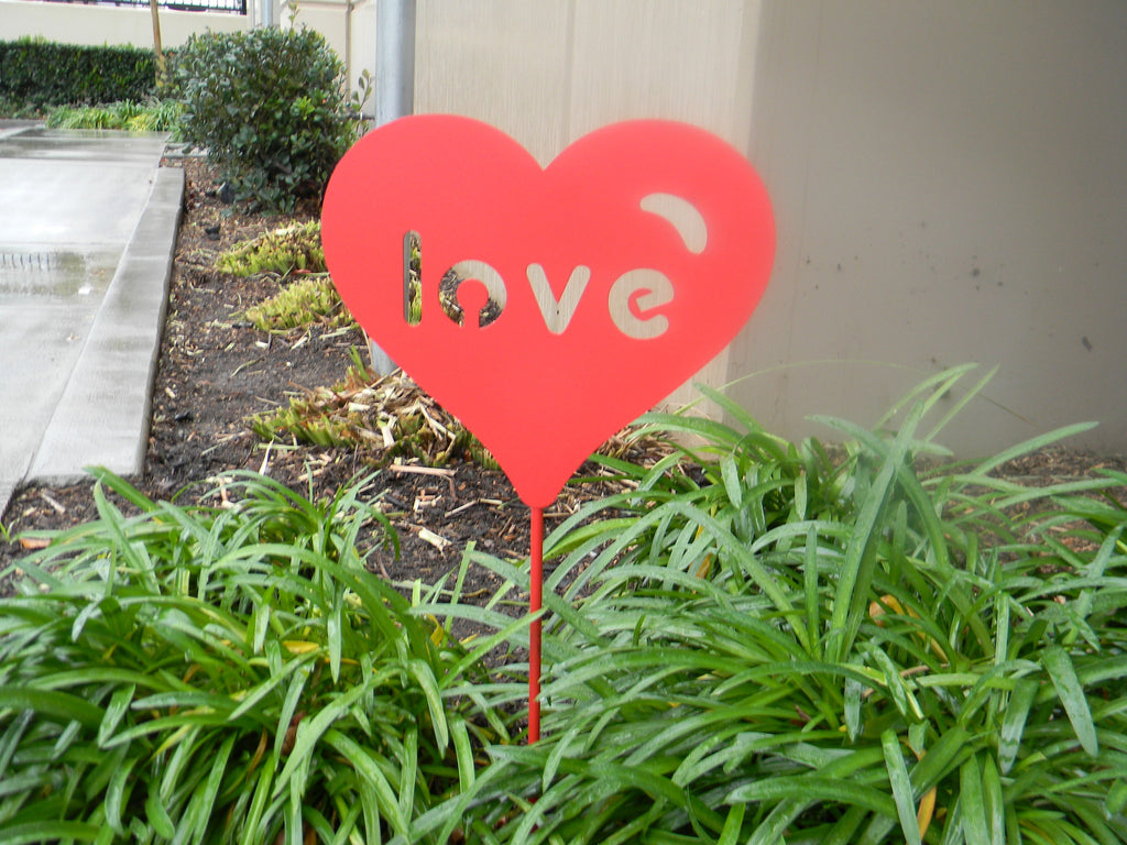 'Love' Garden Stake