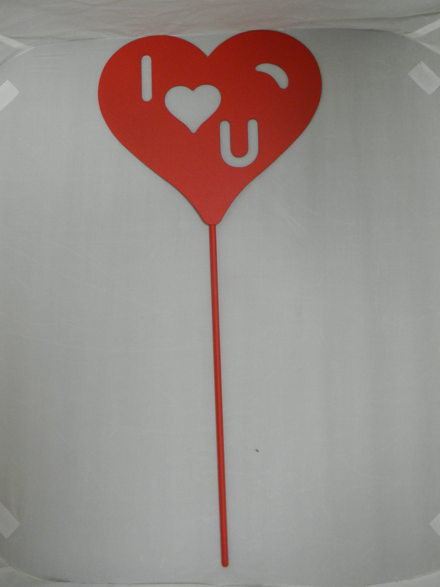 'I Heart U' Garden Stake