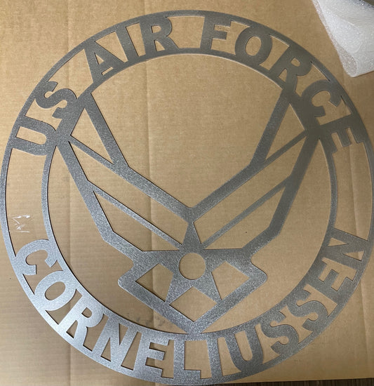 US Air Force Name Sign/Plaque