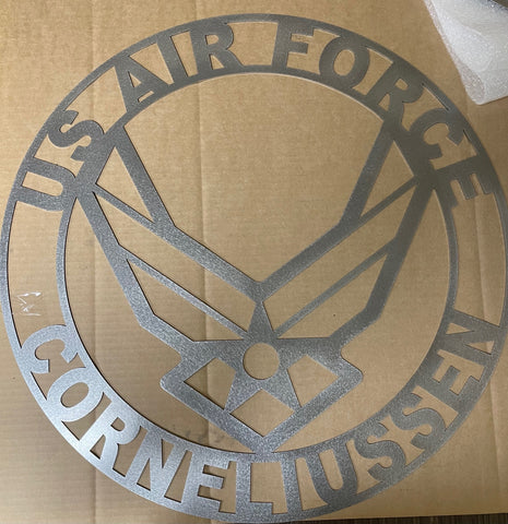 US Air Force Name Sign/Plaque