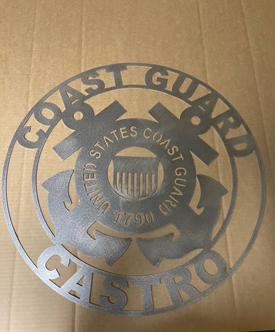US Coast Guard Name Plate/Plaque