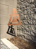 Riverside Raincross Yard Stake - Riverside Bell