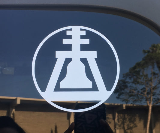Circle Raincross car decal