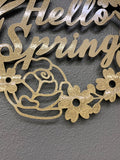 Hello Spring Sign