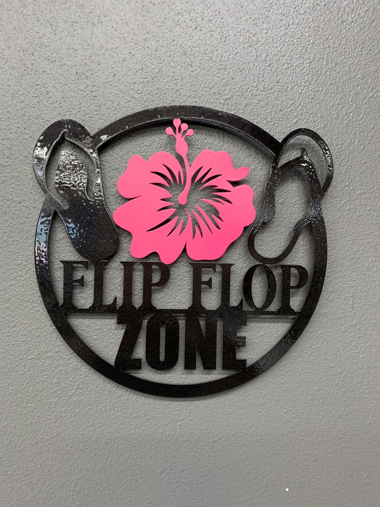 Flip Flop Zone Wall Sign