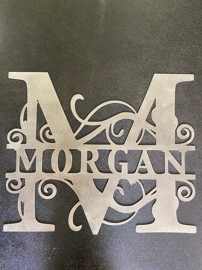 Split Letter Monogram