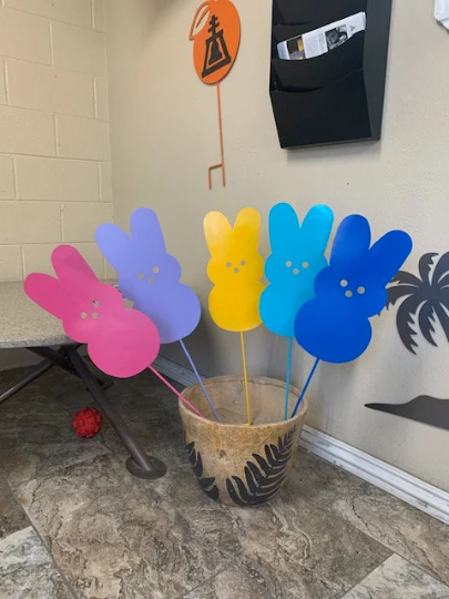 Peep Bunny Garden Stake