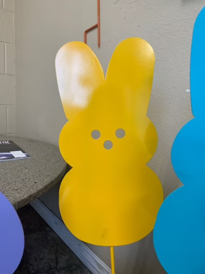 Peep Bunny Garden Stake