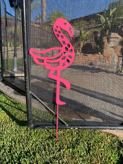 Flamingo Grden/Yard Stake